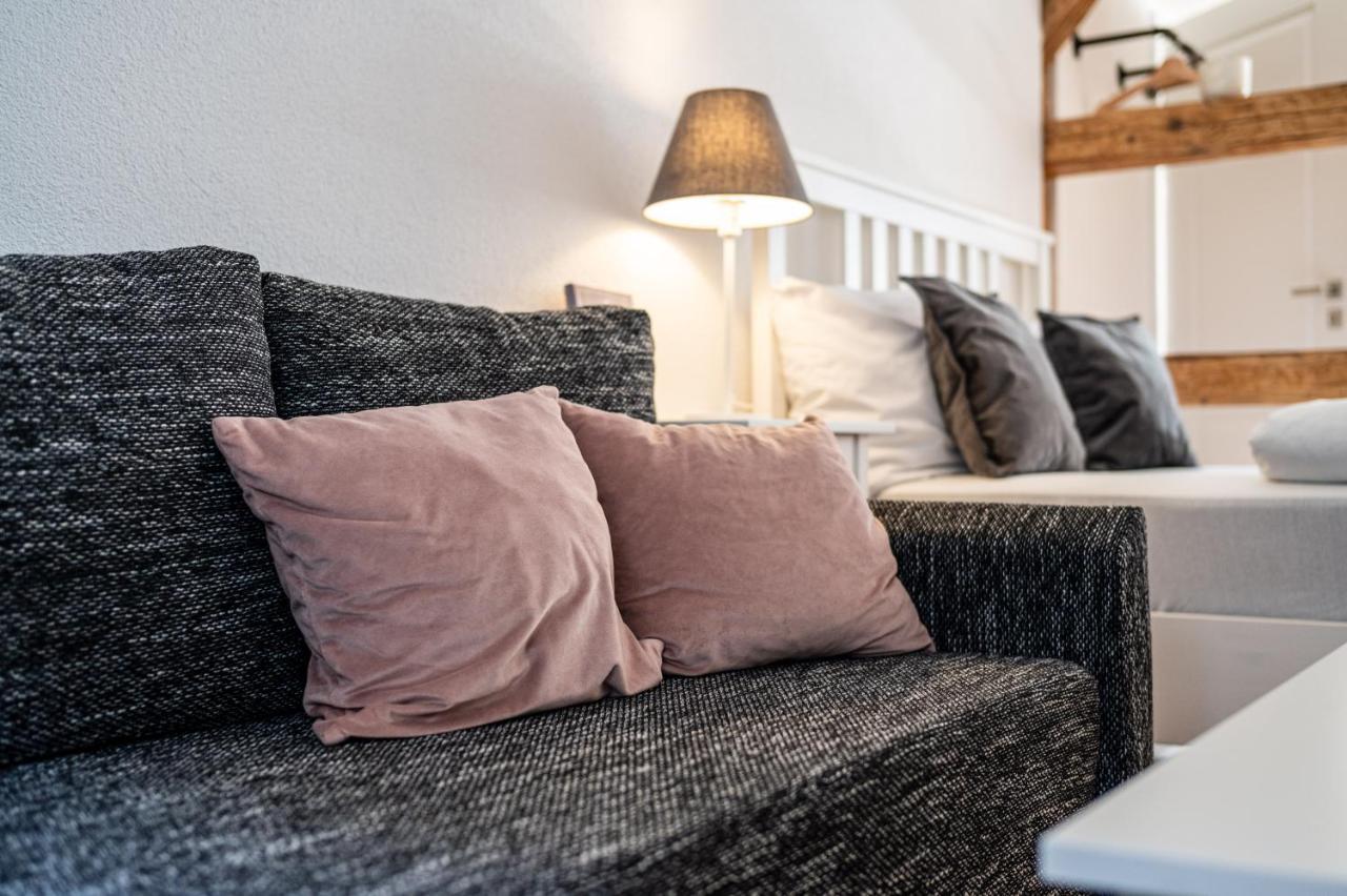 Fewo Im Alten Fachwerkhaus Bad Buchau Buitenkant foto