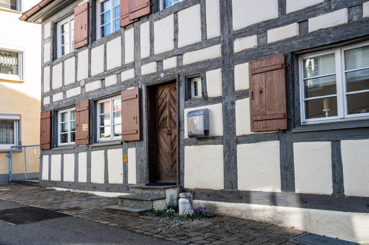 Fewo Im Alten Fachwerkhaus Bad Buchau Buitenkant foto